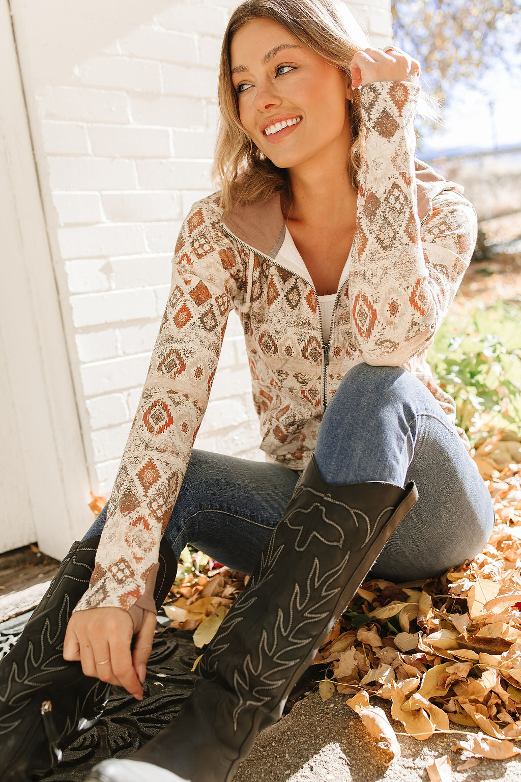 FullZip Sweatshirt - Long Live Cowgirls