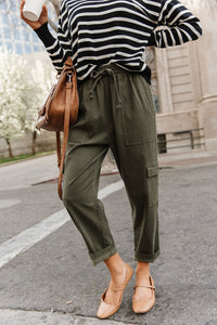 Cargo Cutie Crop Pant - Olive