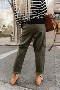 Cargo Cutie Crop Pant - Olive