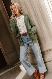 Grab & Glow Jacket - Moss