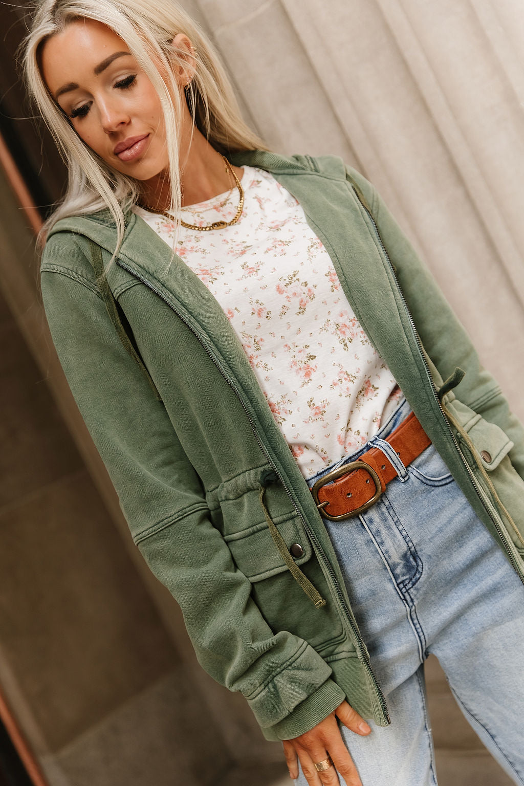 Grab & Glow Jacket - Moss