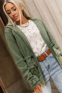 Grab & Glow Jacket - Moss