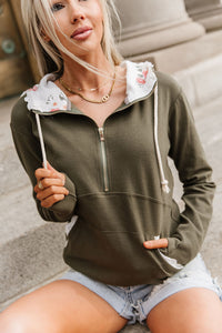 HalfZip Sweatshirt - Lace Gardens