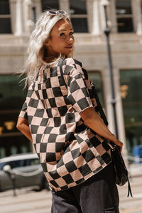 Preorder: Boyfriend Tee - Checkmate