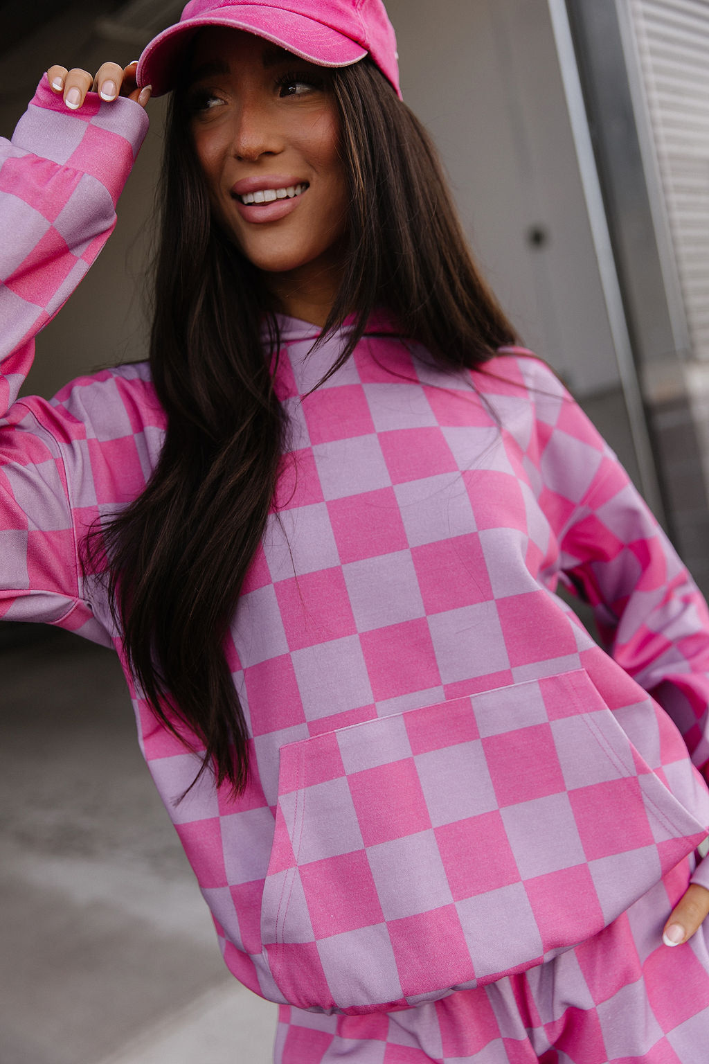 University Hoodie - Rosy Daydream