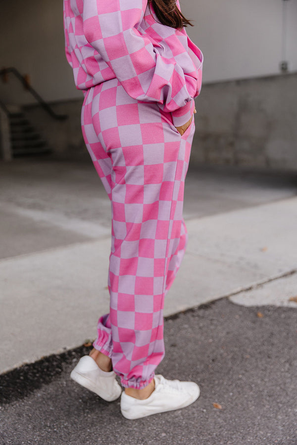 University Joggers - Rosy Daydream