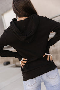 Henley Hoodie - Midnight Lace