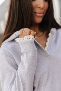 Henley Hoodie - Skyline Lace