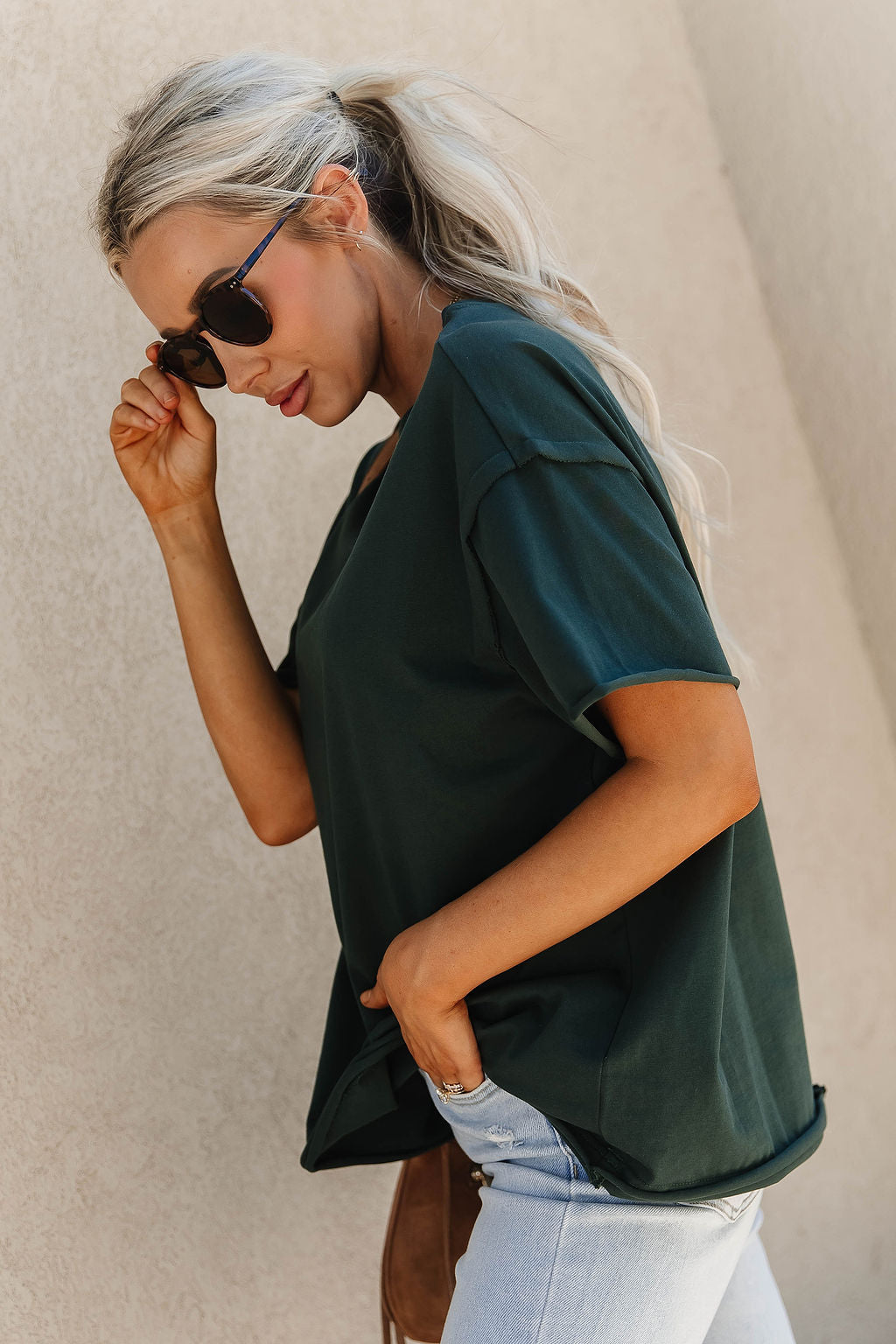 Preorder: Boyfriend Tee - Pine