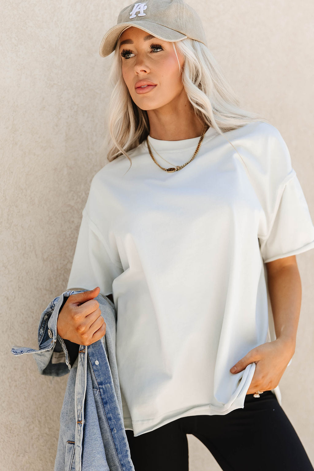 Preorder: Boyfriend Tee - Cashmere