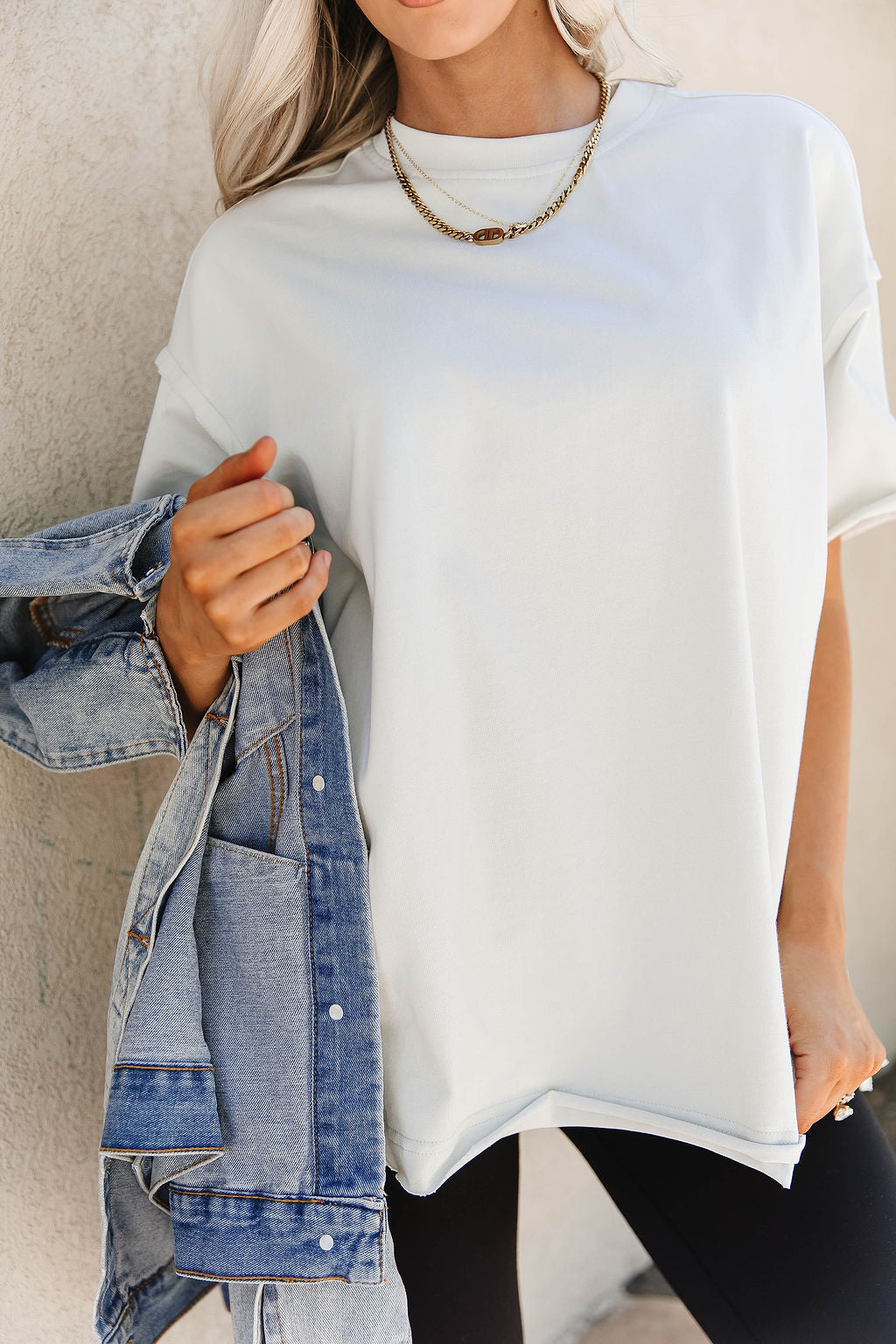 Preorder: Boyfriend Tee - Cashmere