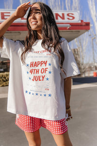 Boyfriend Tee - Check Please