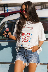 Boyfriend Tee - Check Please