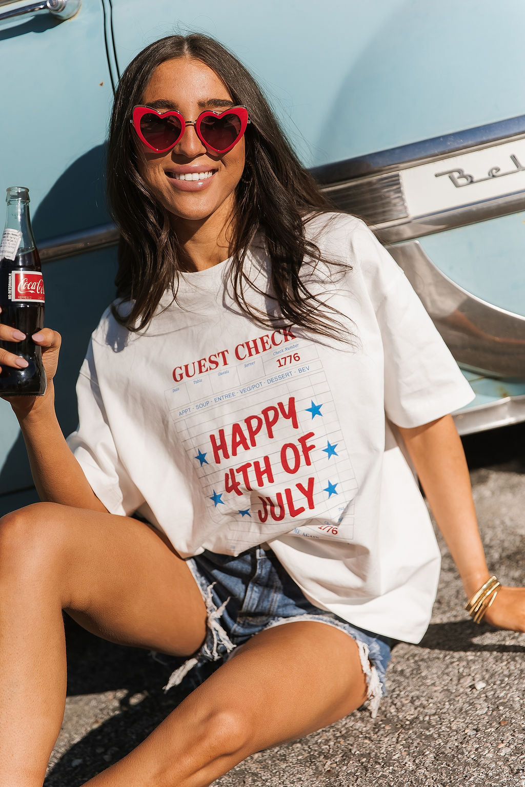 Boyfriend Tee - Check Please