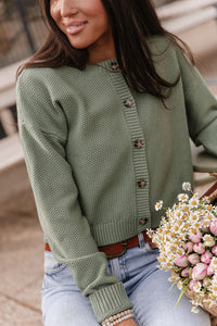 Cloud Knit Cardigan - Fern