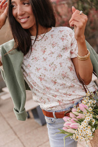 Lulu Tee - Pink Floral