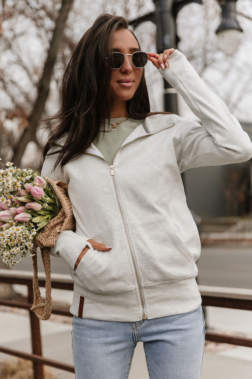 FullZip Sweatshirt - Cloud Nine