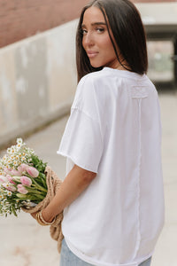 Boyfriend Tee - White