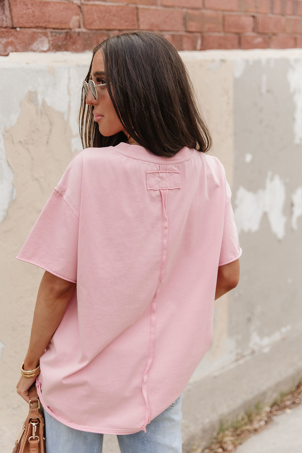 Boyfriend Tee - Pink