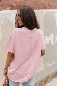 Boyfriend Tee - Pink