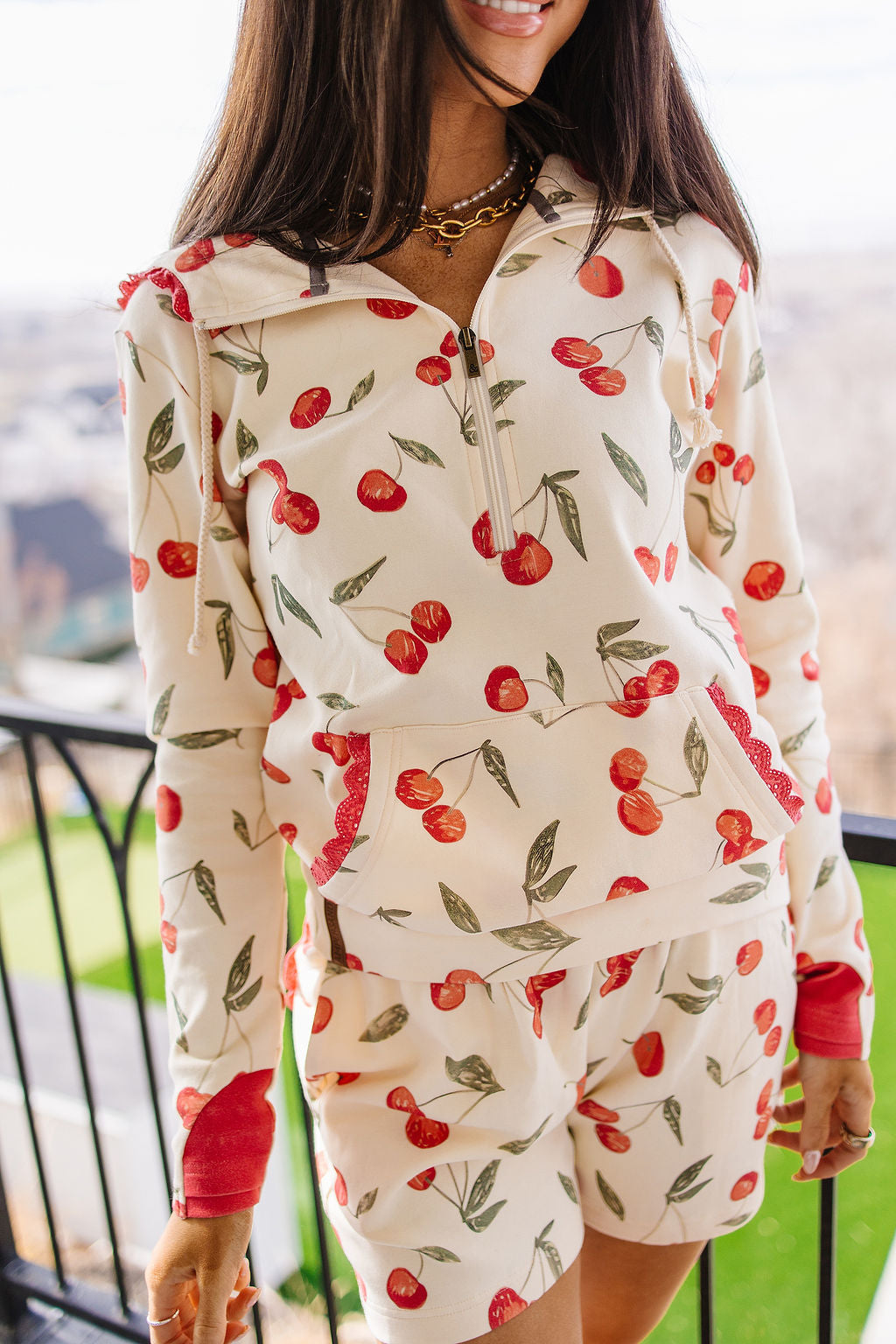 HalfZip Sweatshirt - Cherry On Top