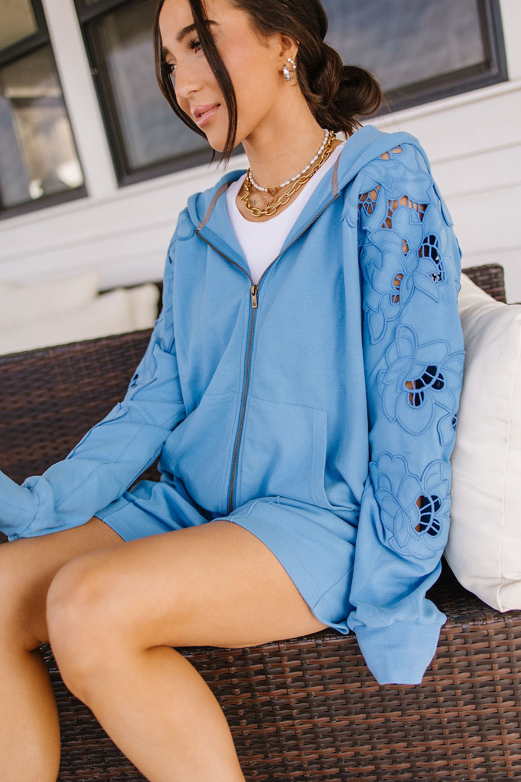 University FullZip - Love Story Blueberry