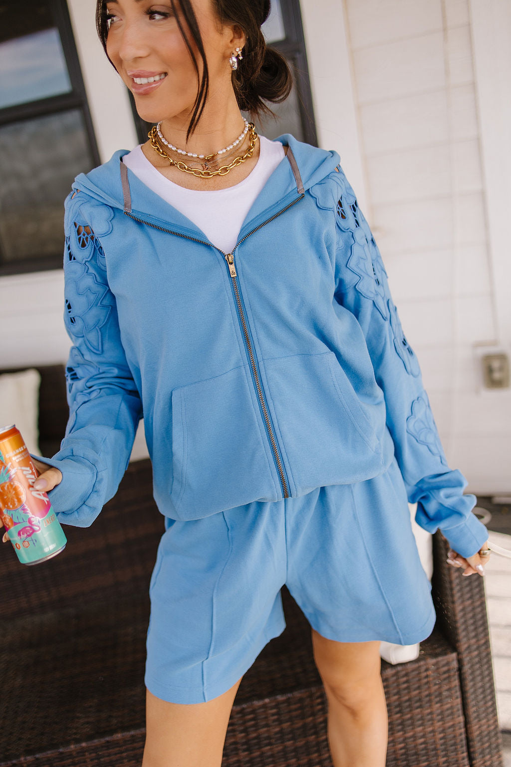 University FullZip - Love Story Blueberry