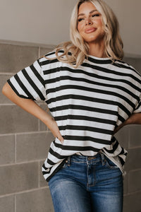 Boyfriend Tee- Seeing Stripes