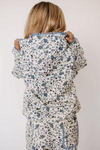 University Hoodie - Blooming In Blue