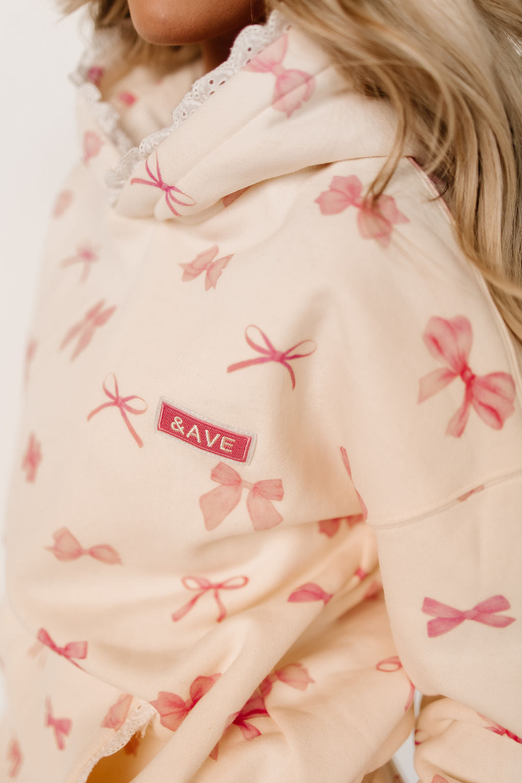 Ampersand Avenue University Hoodie- Floral Glory