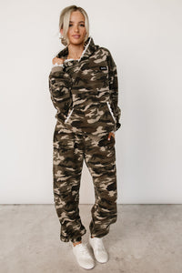 Comfort Zone Joggers - Camo Lace