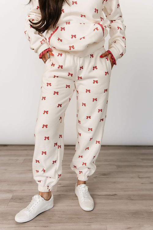 Comfort Zone Joggers - Bundled In Bows