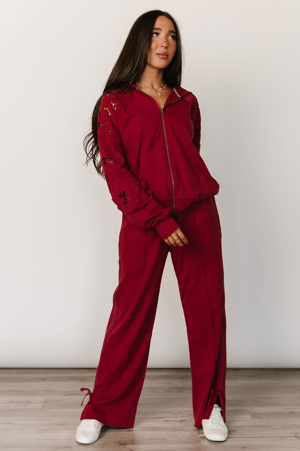 University FullZip - Love Story Crimson