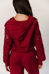 University FullZip - Love Story Crimson