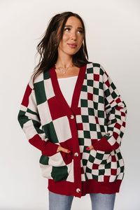 Oversized Cardigan - Checking It Twice