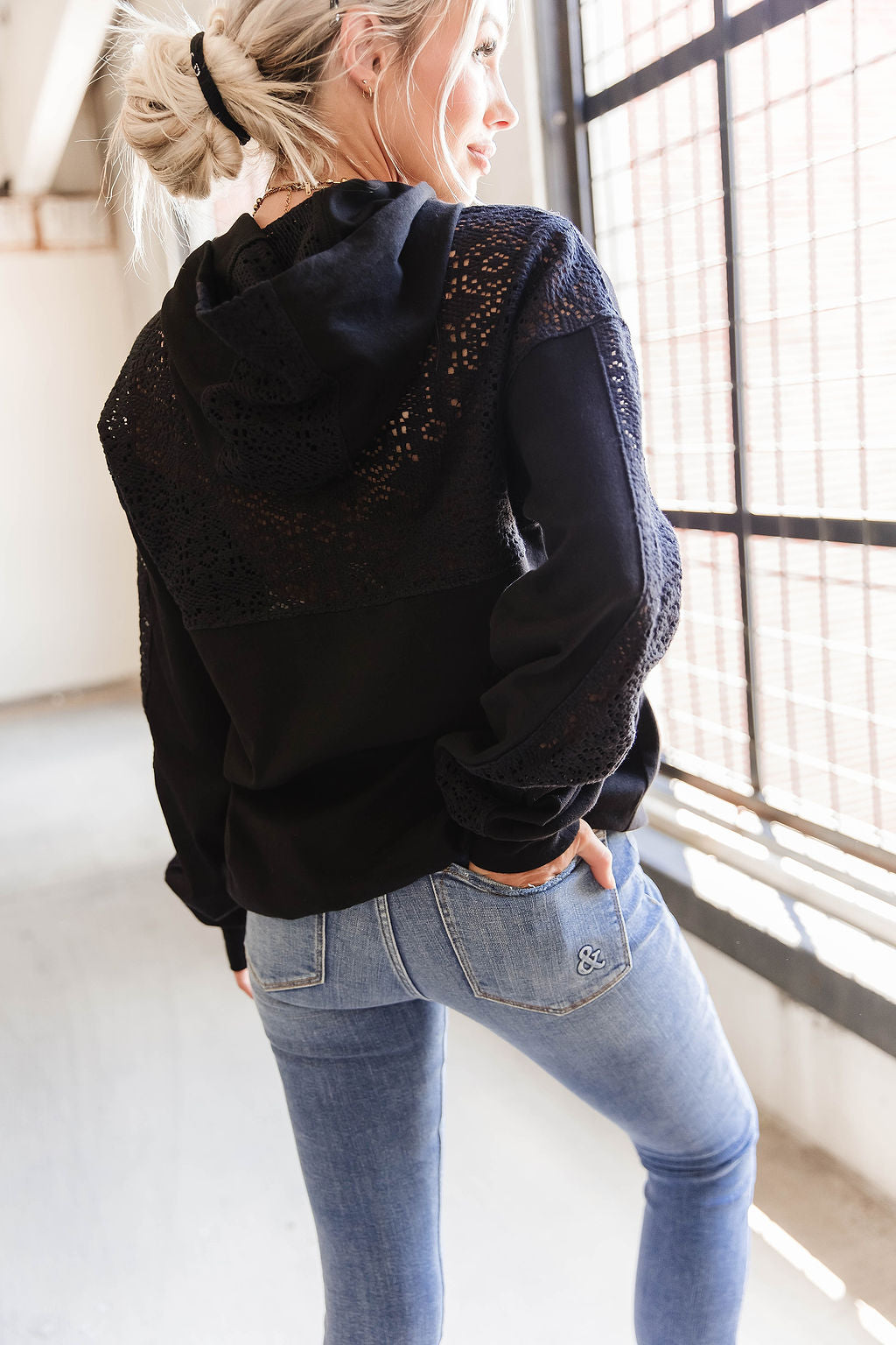 University Hoodie - Wonderstruck Black