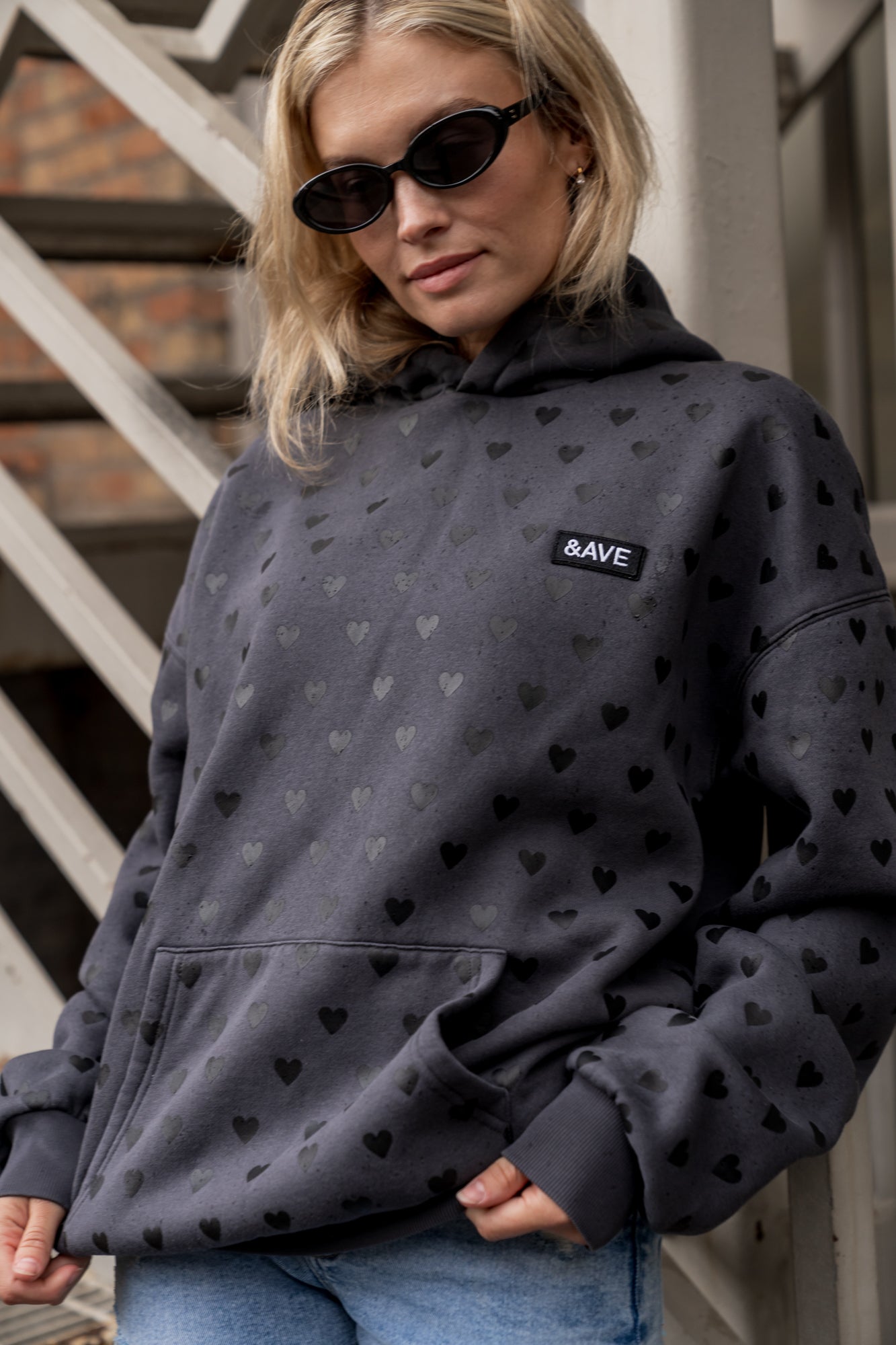 Ampersand Avenue Comfort Zone Hoodie - Heart To Heart