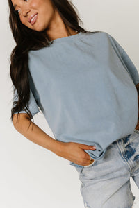 Boyfriend Tee - Blue