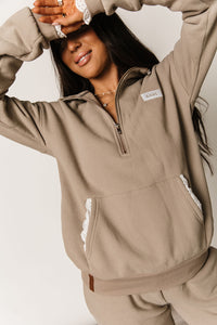 Comfort Zone HalfZip - Mocha Lace