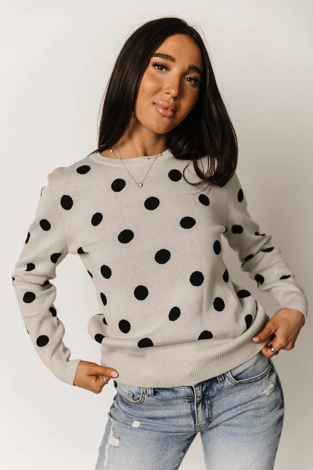 Dotted Darling Sweater