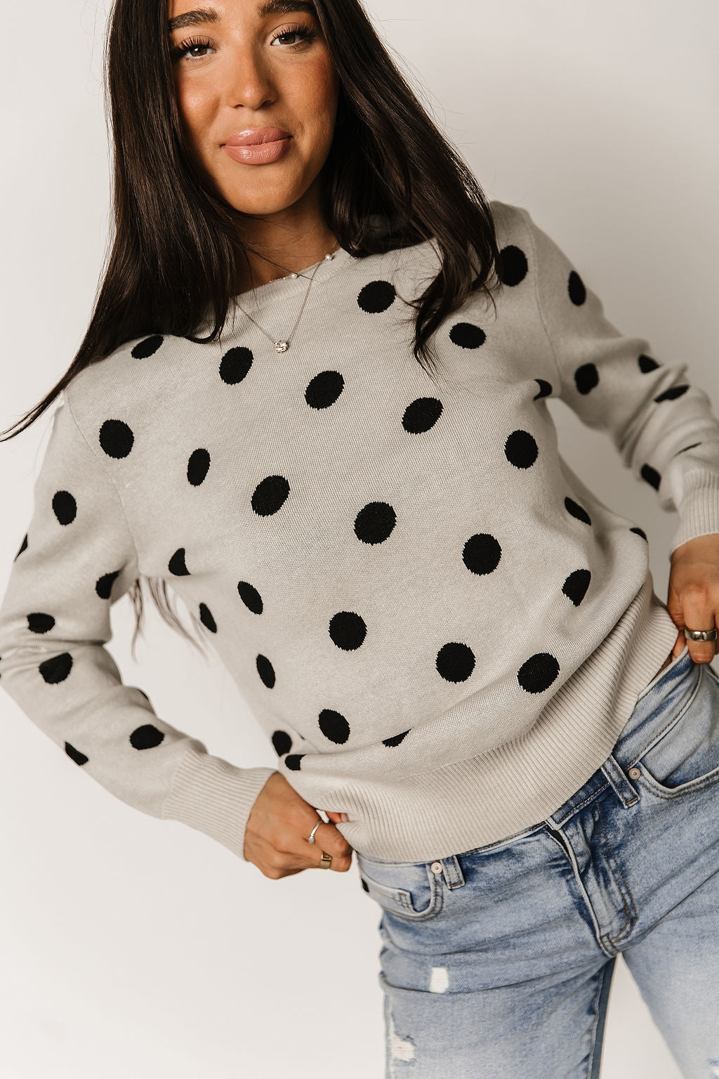 Dotted Darling Sweater