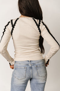 Laced In Love Long Sleeve - Cream