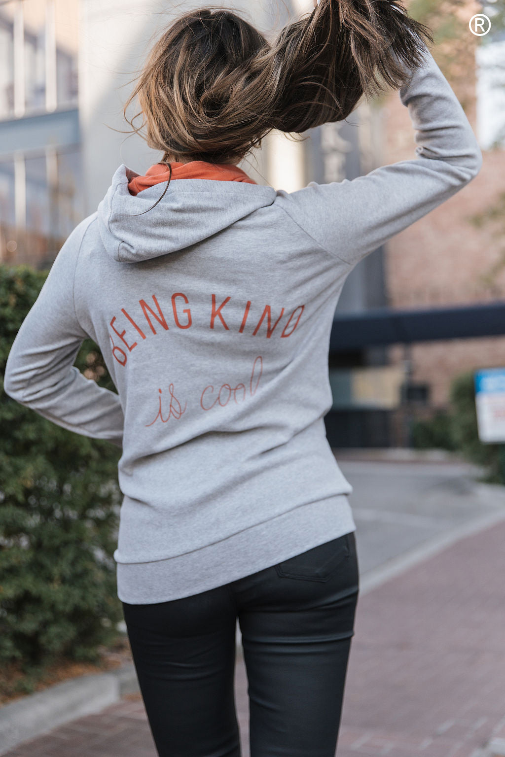 DoubleHood™ Sweatshirt - Being Kind Is Cool