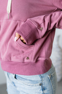 Elevated Sweatshirt Crossover - Perfectly Plum