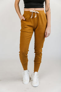 New & Improved Joggers- Ginger Snap