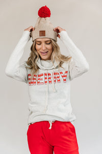 CowlNeck Sweatshirt - Merry