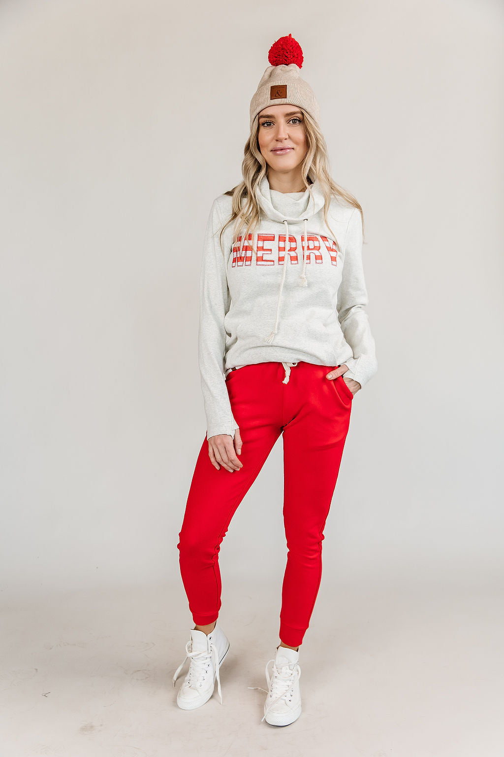 CowlNeck Sweatshirt - Merry