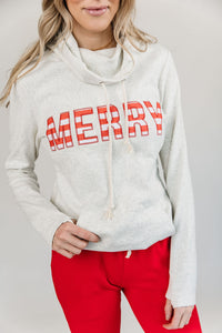 CowlNeck Sweatshirt - Merry