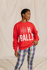 University Pullover- Oh Balls