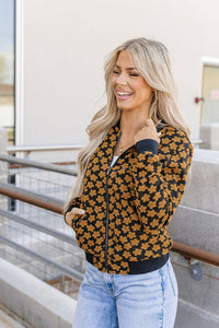 Flowerbomb-er Jacket- Mustard